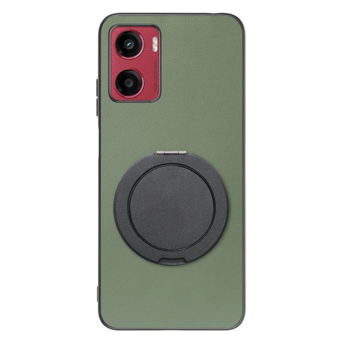 [ LOOF RING-SHELL (シンプル Ver.) ] moto g05 motorola スマホケース 背面 ケース カバー ハードケース スマホリング リング付き 本革 ストラップホール [ moto g05 ]