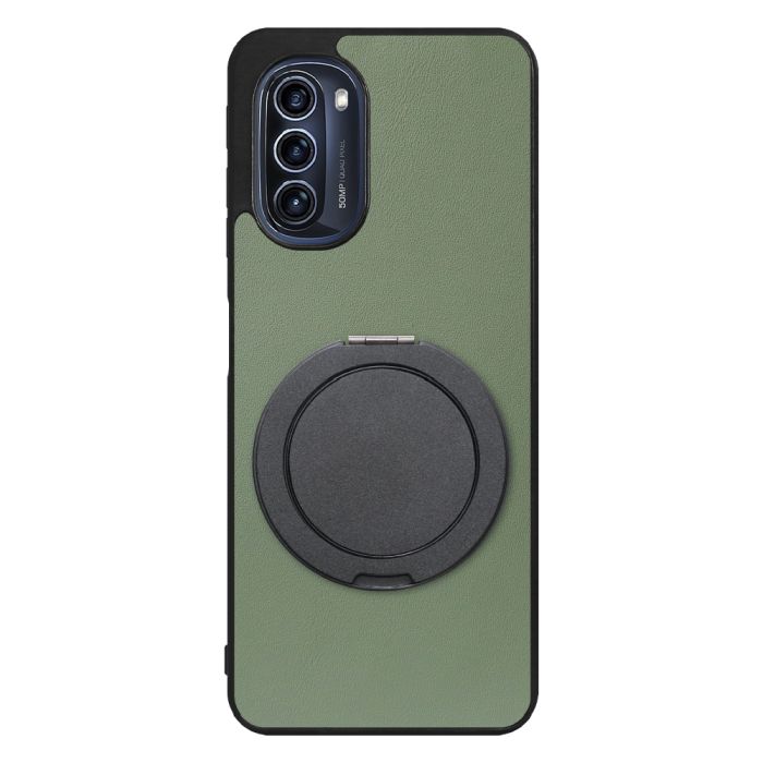 [ LOOF RING-SHELL (シンプル Ver.) ] moto g52j 5G motog52j5g motog52j スマホケース 背面 ケース カバー ハードケース スマホリング リング付き 本革 ストラップホール [ moto g52j 5G ]