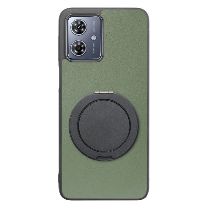 [ LOOF RING-SHELL (シンプル Ver.) ] moto g64 5G / g64y 5G  スマホケース 背面 ケース カバー ハードケース スマホリング リング付き 本革 ストラップホール [ moto g64 5G / g64y 5G ]