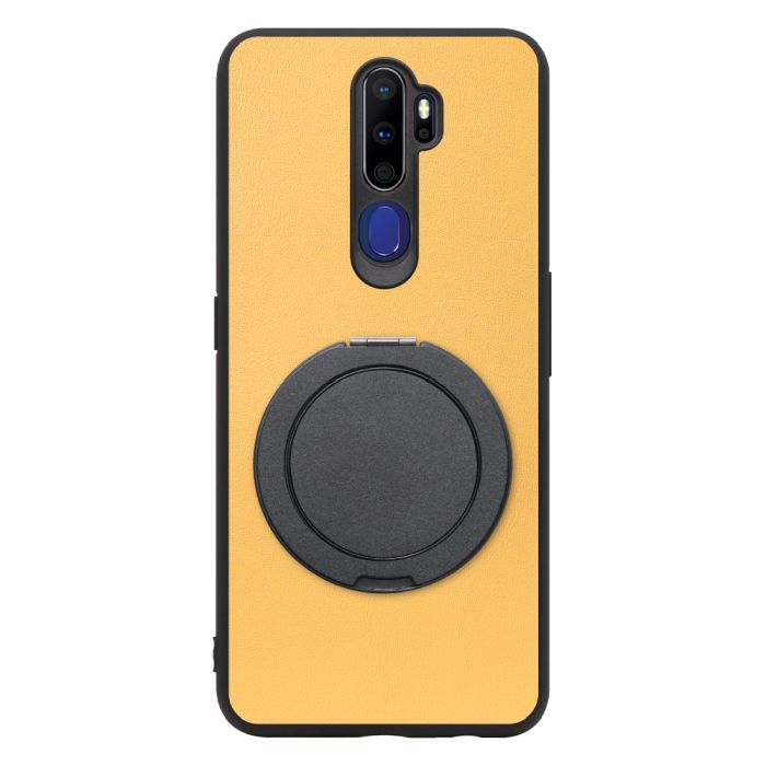 [ LOOF RING-SHELL (シンプル Ver.) ] OPPO A5 2020 a52020 oppoa5 スマホケース 背面 ケース カバー ハードケース スマホリング リング付き 本革 ストラップホール [ OPPO A5 2020 ]