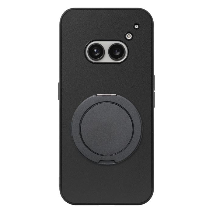 [ LOOF RING-SHELL (シンプル Ver.) ] Nothing Phone (2a)  スマホケース 背面 ケース カバー ハードケース スマホリング リング付き 本革 ストラップホール [ Nothing Phone (2a) ]