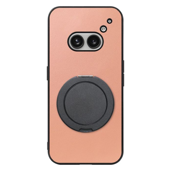 [ LOOF RING-SHELL (シンプル Ver.) ] Nothing Phone (2a)  スマホケース 背面 ケース カバー ハードケース スマホリング リング付き 本革 ストラップホール [ Nothing Phone (2a) ]