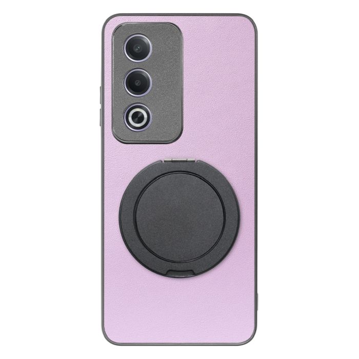 [ LOOF RING-SHELL (シンプル Ver.) ] OPPO A3 5G CPH2639 スマホケース 背面 ケース カバー ハードケース スマホリング リング付き 本革 ストラップホール [ OPPO A3 5G ]