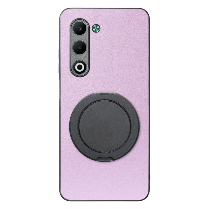 [ LOOF RING-SHELL (シンプル Ver.) ] OPPO A5 5G オッポ CPH2735 スマホケース 背面 ケース カバー ハードケース スマホリング リング付き 本革 ストラップホール [ OPPO A5 5G ]