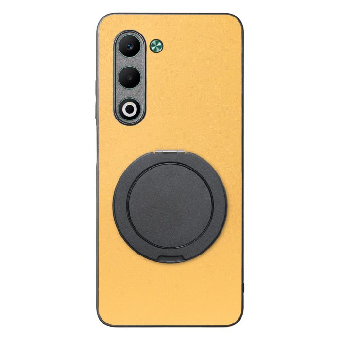 [ LOOF RING-SHELL (シンプル Ver.) ] OPPO A5 5G オッポ CPH2735 スマホケース 背面 ケース カバー ハードケース スマホリング リング付き 本革 ストラップホール [ OPPO A5 5G ]