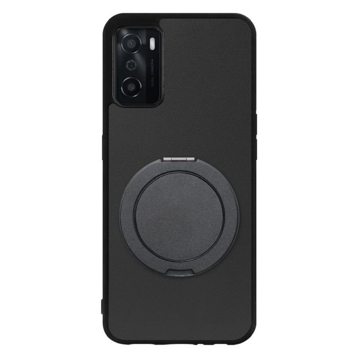 [ LOOF RING-SHELL (シンプル Ver.) ] OPPO A55s 5G CPH2309 / A102OP a55s5g スマホケース 背面 ケース カバー ハードケース スマホリング リング付き 本革 ストラップホール [ OPPO A55s 5G ]