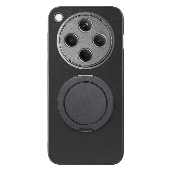 [ LOOF RING-SHELL (シンプル Ver.) ] OPPO Find X8 CPH2651 スマホケース 背面 ケース カバー ハードケース スマホリング リング付き 本革 ストラップホール [ OPPO Find X8 ]