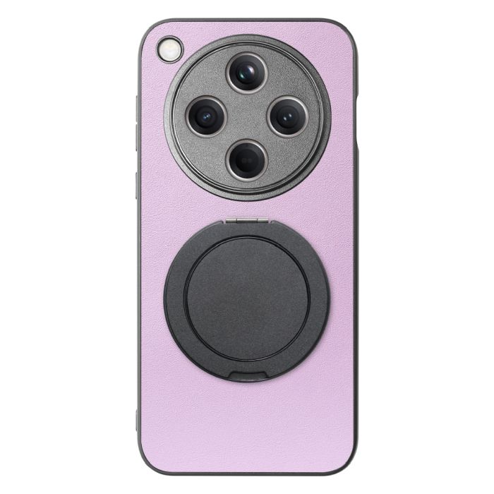 [ LOOF RING-SHELL (シンプル Ver.) ] OPPO Find X8 CPH2651 スマホケース 背面 ケース カバー ハードケース スマホリング リング付き 本革 ストラップホール [ OPPO Find X8 ]