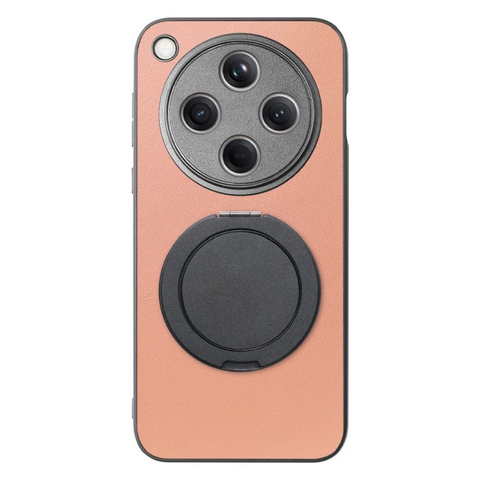 [ LOOF RING-SHELL (シンプル Ver.) ] OPPO Find X8 CPH2651 スマホケース 背面 ケース カバー ハードケース スマホリング リング付き 本革 ストラップホール [ OPPO Find X8 ]