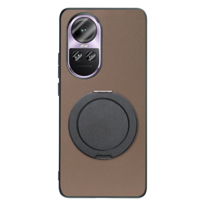 [ LOOF RING-SHELL (シンプル Ver.) ] OPPO Reno10 Pro 5G Reno10 Pro 10Pro スマホケース 背面 ケース カバー ハードケース スマホリング リング付き 本革 ストラップホール [ OPPO Reno10 Pro 5G ]