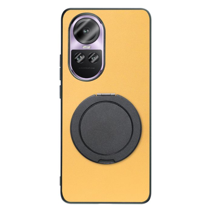 [ LOOF RING-SHELL (シンプル Ver.) ] OPPO Reno10 Pro 5G Reno10 Pro 10Pro スマホケース 背面 ケース カバー ハードケース スマホリング リング付き 本革 ストラップホール [ OPPO Reno10 Pro 5G ]