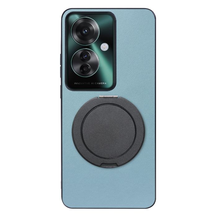 [ LOOF RING-SHELL (シンプル Ver.) ] OPPO Reno11 A  スマホケース 背面 ケース カバー ハードケース スマホリング リング付き 本革 ストラップホール [ OPPO Reno11 A ]