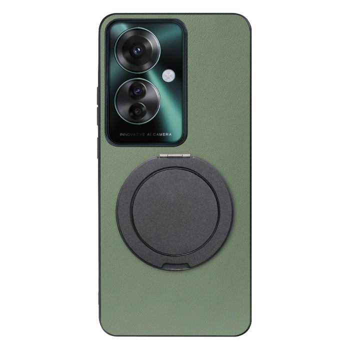 [ LOOF RING-SHELL (シンプル Ver.) ] OPPO Reno11 A  スマホケース 背面 ケース カバー ハードケース スマホリング リング付き 本革 ストラップホール [ OPPO Reno11 A ]