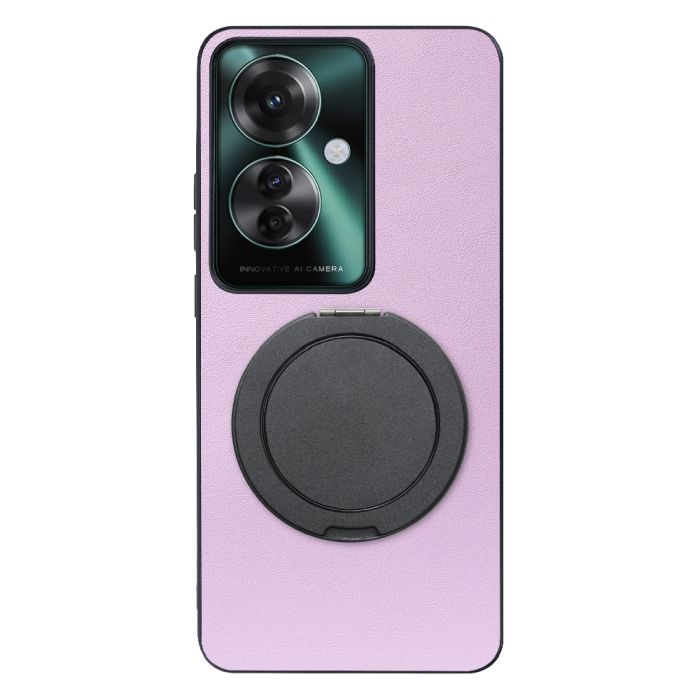 [ LOOF RING-SHELL (シンプル Ver.) ] OPPO Reno11 A  スマホケース 背面 ケース カバー ハードケース スマホリング リング付き 本革 ストラップホール [ OPPO Reno11 A ]