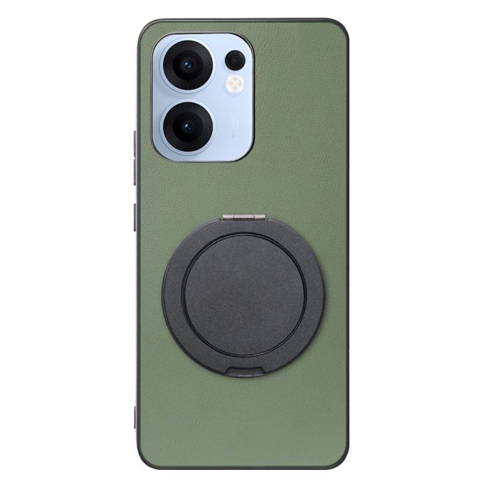 [ LOOF RING-SHELL (シンプル Ver.) ] OPPO Reno13 A  スマホケース 背面 ケース カバー ハードケース スマホリング リング付き 本革 ストラップホール [ OPPO Reno13 A ]