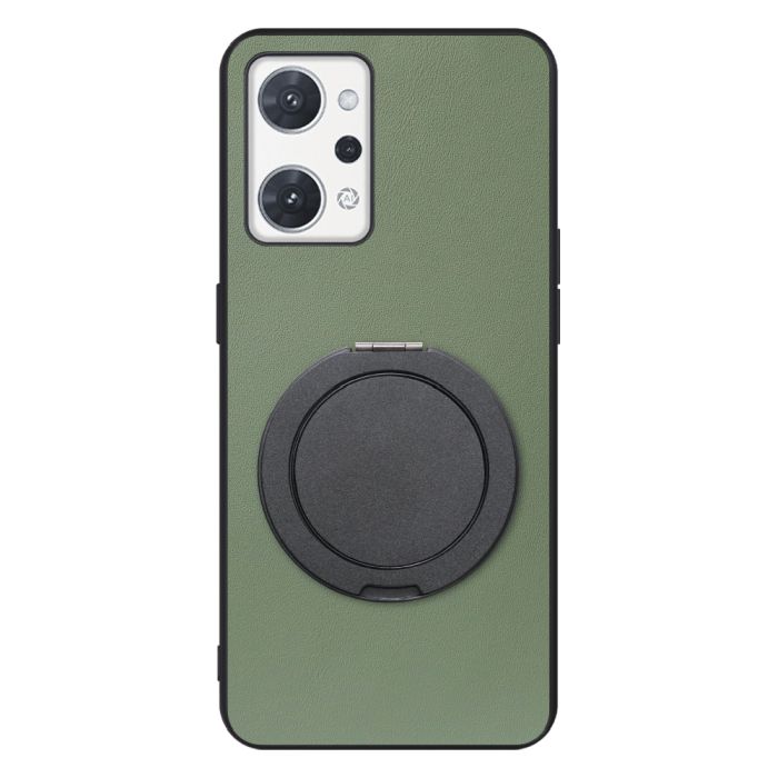 [ LOOF RING-SHELL (シンプル Ver.) ] OPPO Reno7 A / Reno9 A OPG04 / CPH2523 reno7a reno 7a reno9a reno 9a スマホケース 背面 ケース カバー ハードケース スマホリング リング付き 本革 ストラップホール [ OPPO Reno7 A / Reno9 A ]