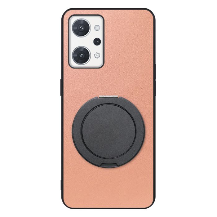 [ LOOF RING-SHELL (シンプル Ver.) ] OPPO Reno7 A / Reno9 A OPG04 / CPH2523 reno7a reno 7a reno9a reno 9a スマホケース 背面 ケース カバー ハードケース スマホリング リング付き 本革 ストラップホール [ OPPO Reno7 A / Reno9 A ]