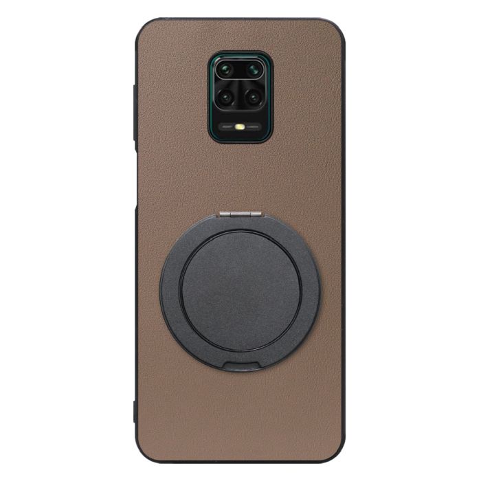 [ LOOF RING-SHELL (シンプル Ver.) ] Xiaomi Redmi Note 9S redminote9s note9S redminote スマホケース 背面 ケース カバー ハードケース スマホリング リング付き 本革 ストラップホール [ Redmi Note 9S ]