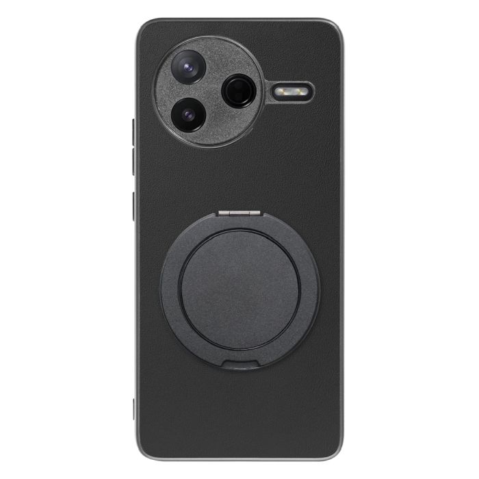 [ LOOF RING-SHELL (シンプル Ver.) ] POCO F7 Pro Xiaomi シャオミ スマホケース 背面 ケース カバー ハードケース スマホリング リング付き 本革 ストラップホール [ POCO F7 Pro ]