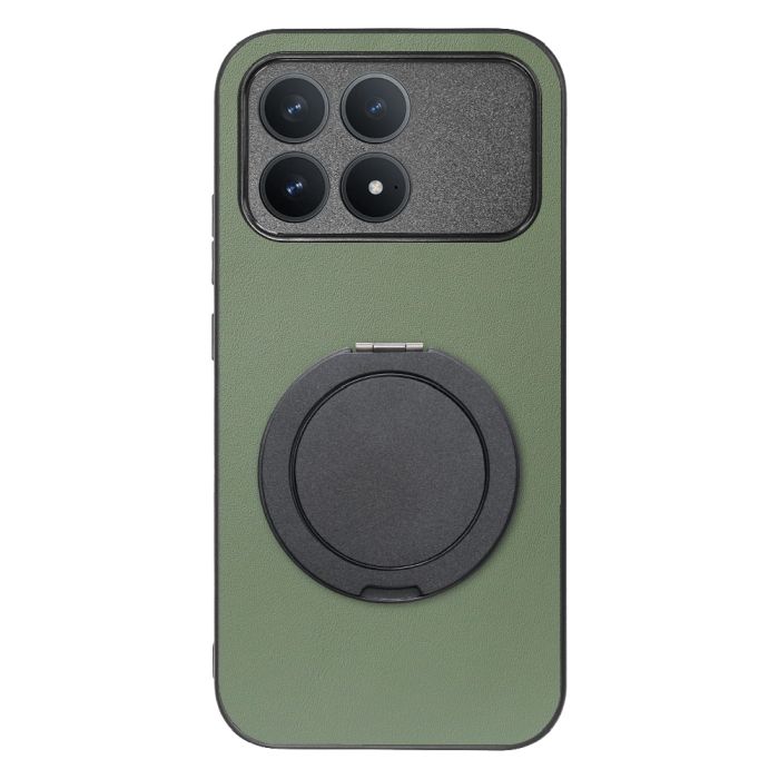 [ LOOF RING-SHELL (シンプル Ver.) ] POCO F8 Pro Xiaomi スマホケース 背面 ケース カバー ハードケース スマホリング リング付き 本革 ストラップホール [ POCO F8 Pro ]