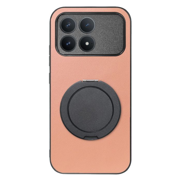 [ LOOF RING-SHELL (シンプル Ver.) ] POCO F8 Pro Xiaomi スマホケース 背面 ケース カバー ハードケース スマホリング リング付き 本革 ストラップホール [ POCO F8 Pro ]