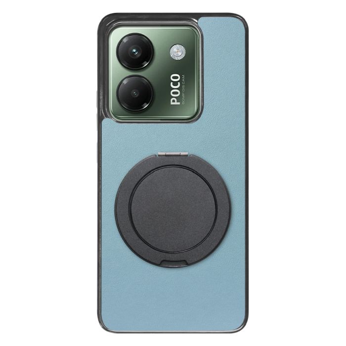 [ LOOF RING-SHELL (シンプル Ver.) ] POCO M7 Pro 5G Xiaomi シャオミ スマホケース 背面 ケース カバー ハードケース スマホリング リング付き 本革 ストラップホール [ POCO M7 Pro 5G ]