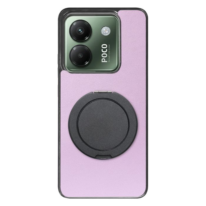 [ LOOF RING-SHELL (シンプル Ver.) ] POCO M7 Pro 5G Xiaomi シャオミ スマホケース 背面 ケース カバー ハードケース スマホリング リング付き 本革 ストラップホール [ POCO M7 Pro 5G ]