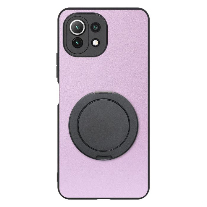 [ LOOF RING-SHELL (シンプル Ver.) ] Xiaomi Mi 11 Lite 5G mi11lite5g 11lite スマホケース 背面 ケース カバー ハードケース スマホリング リング付き 本革 ストラップホール [ Mi 11 Lite 5G ]