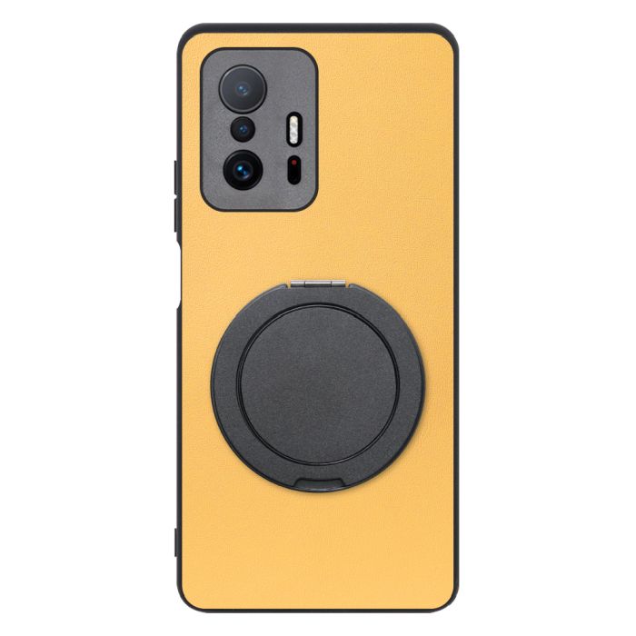 [ LOOF RING-SHELL (シンプル Ver.) ] Xiaomi 11T / 11T Pro xiaomi11t xiaomi11tpro 11tpro スマホケース 背面 ケース カバー ハードケース スマホリング リング付き 本革 ストラップホール [ Xiaomi 11T / 11T Pro ]