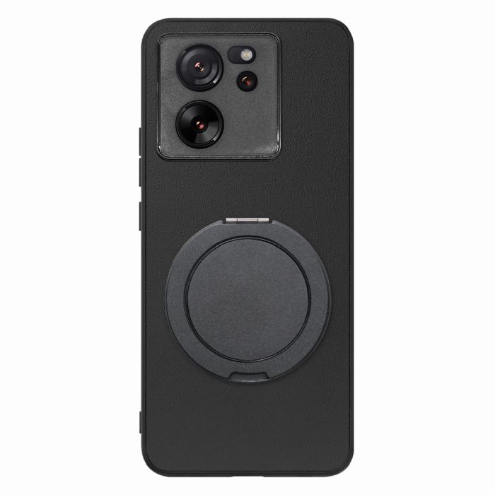 [ LOOF RING-SHELL (シンプル Ver.) ] Xiaomi 13T / 13T Pro XIG04 13 T 13TPro スマホケース 背面 ケース カバー ハードケース スマホリング リング付き 本革 ストラップホール [ Xiaomi 13T / 13T Pro ]