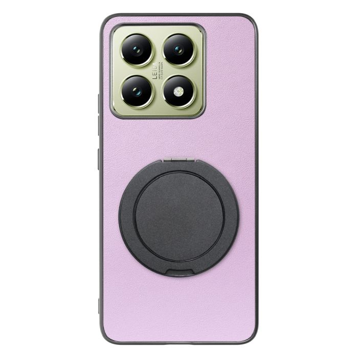 [ LOOF RING-SHELL (シンプル Ver.) ] Xiaomi 14T XIG06 スマホケース 背面 ケース カバー ハードケース スマホリング リング付き 本革 ストラップホール [ Xiaomi 14T ]