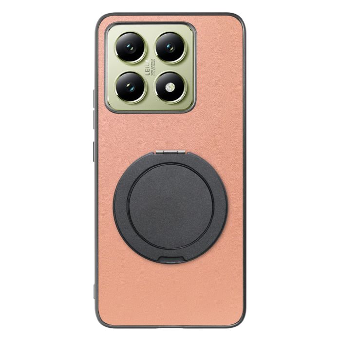 [ LOOF RING-SHELL (シンプル Ver.) ] Xiaomi 14T XIG06 スマホケース 背面 ケース カバー ハードケース スマホリング リング付き 本革 ストラップホール [ Xiaomi 14T ]