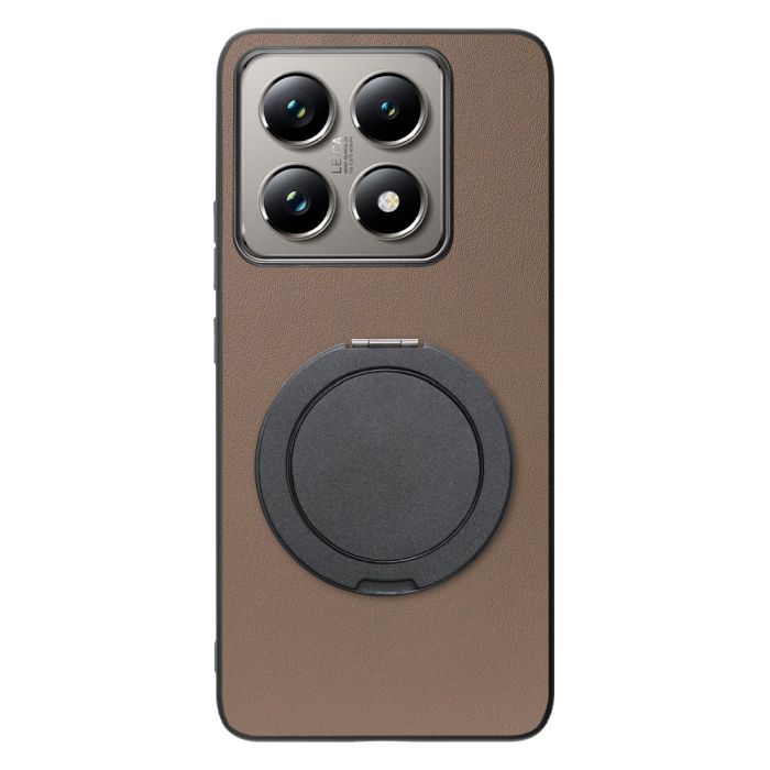 [ LOOF RING-SHELL (シンプル Ver.) ] Xiaomi 14T Pro  14TPro スマホケース 背面 ケース カバー ハードケース スマホリング リング付き 本革 ストラップホール [ Xiaomi 14T Pro  ]