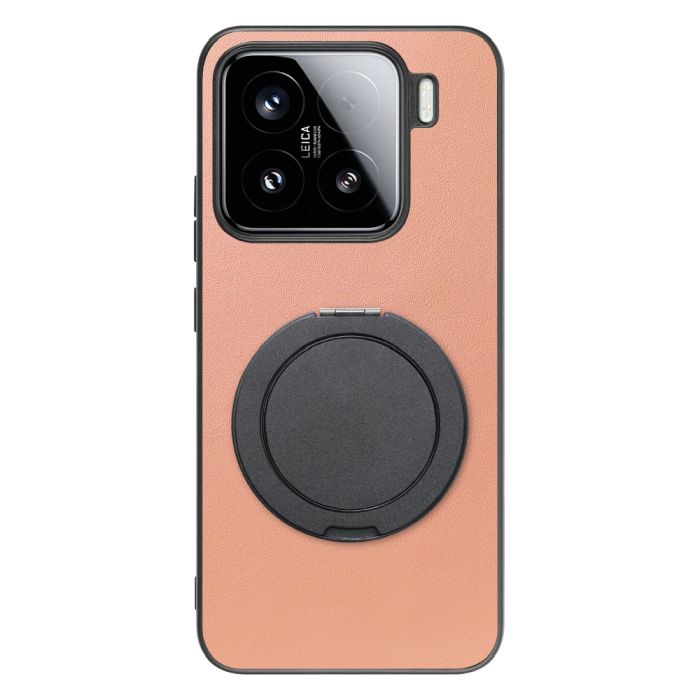 [ LOOF RING-SHELL (シンプル Ver.) ] Xiaomi 15 シャオミ スマホケース 背面 ケース カバー ハードケース スマホリング リング付き 本革 ストラップホール [ Xiaomi 15 ]