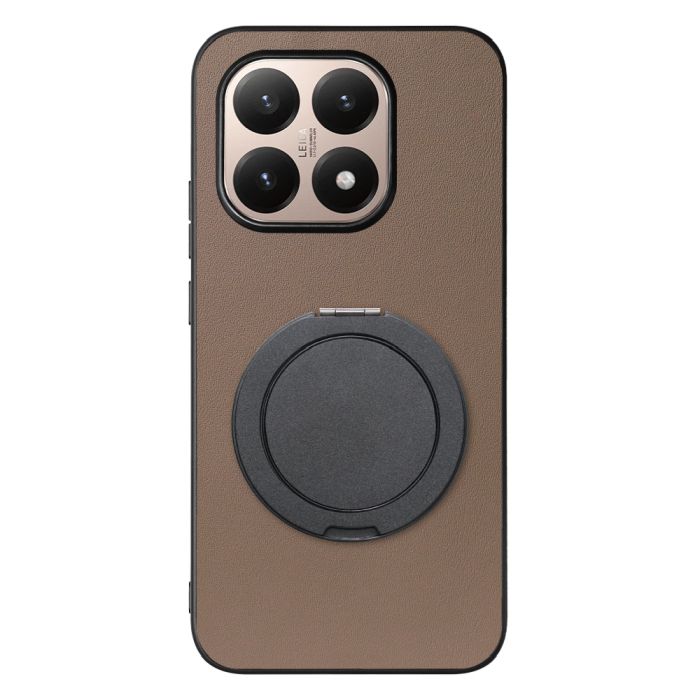 [ LOOF RING-SHELL (シンプル Ver.) ] Xiaomi 15T シャオミ 15T スマホケース 背面 ケース カバー ハードケース スマホリング リング付き 本革 ストラップホール [ Xiaomi 15T ]