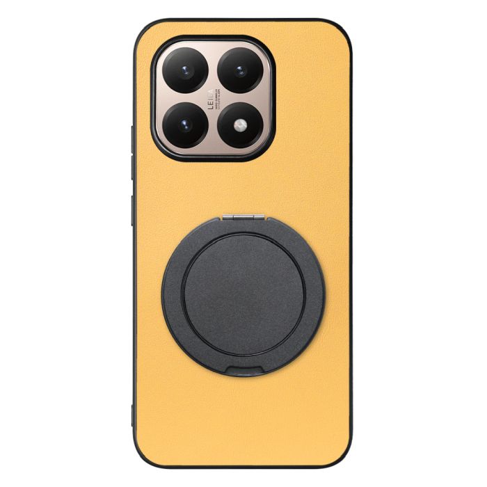 [ LOOF RING-SHELL (シンプル Ver.) ] Xiaomi 15T シャオミ 15T スマホケース 背面 ケース カバー ハードケース スマホリング リング付き 本革 ストラップホール [ Xiaomi 15T ]