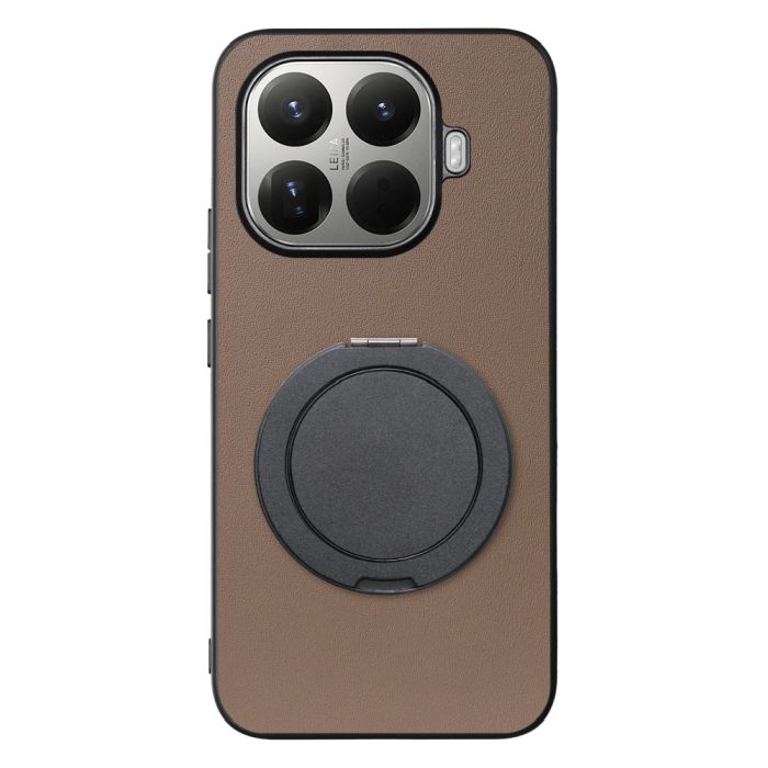 [ LOOF RING-SHELL (シンプル Ver.) ] Xiaomi 15T Pro シャオミ 15T Pro スマホケース 背面 ケース カバー ハードケース スマホリング リング付き 本革 ストラップホール [ Xiaomi 15T Pro ]