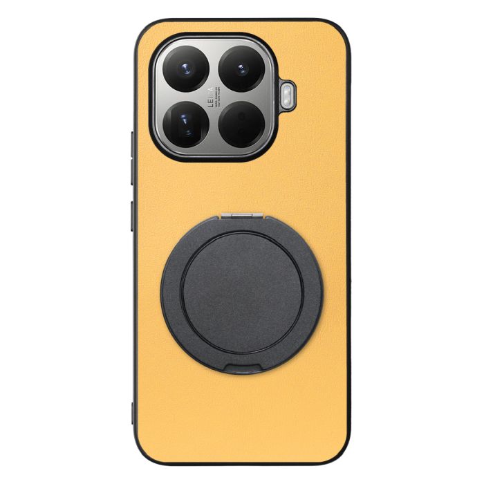 [ LOOF RING-SHELL (シンプル Ver.) ] Xiaomi 15T Pro シャオミ 15T Pro スマホケース 背面 ケース カバー ハードケース スマホリング リング付き 本革 ストラップホール [ Xiaomi 15T Pro ]