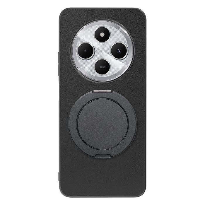 [ LOOF RING-SHELL (シンプル Ver.) ] Xiaomi Redmi 14C 14C Redmi14C スマホケース 背面 ケース カバー ハードケース スマホリング リング付き 本革 ストラップホール [ Xiaomi Redmi 14C ]