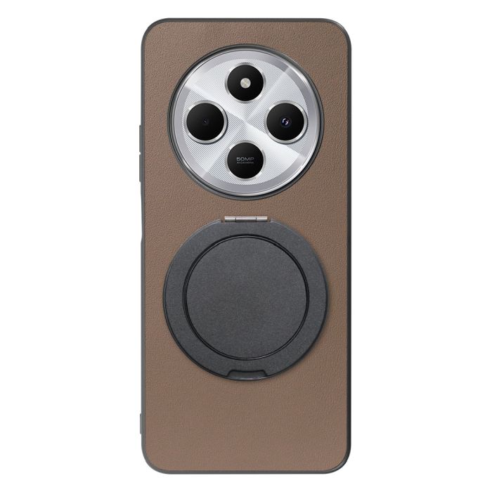 [ LOOF RING-SHELL (シンプル Ver.) ] Xiaomi Redmi 14C 14C Redmi14C スマホケース 背面 ケース カバー ハードケース スマホリング リング付き 本革 ストラップホール [ Xiaomi Redmi 14C ]