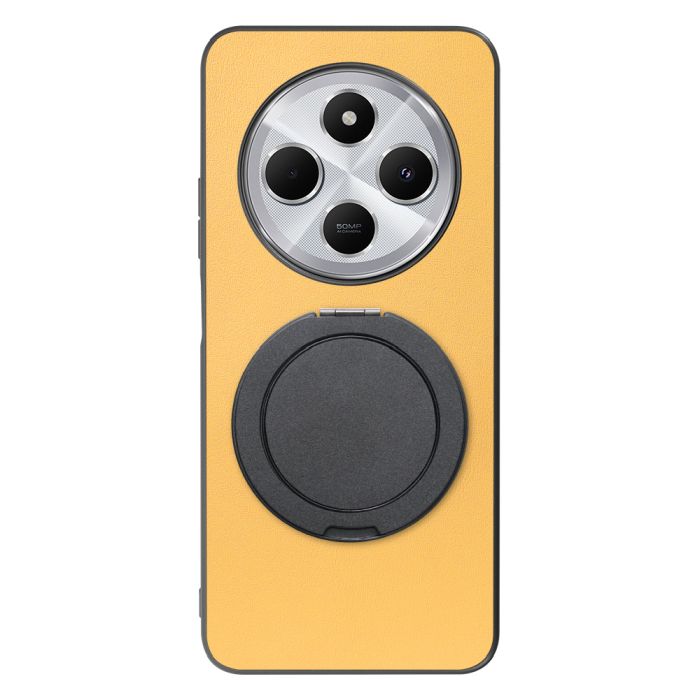 [ LOOF RING-SHELL (シンプル Ver.) ] Xiaomi Redmi 14C 14C Redmi14C スマホケース 背面 ケース カバー ハードケース スマホリング リング付き 本革 ストラップホール [ Xiaomi Redmi 14C ]