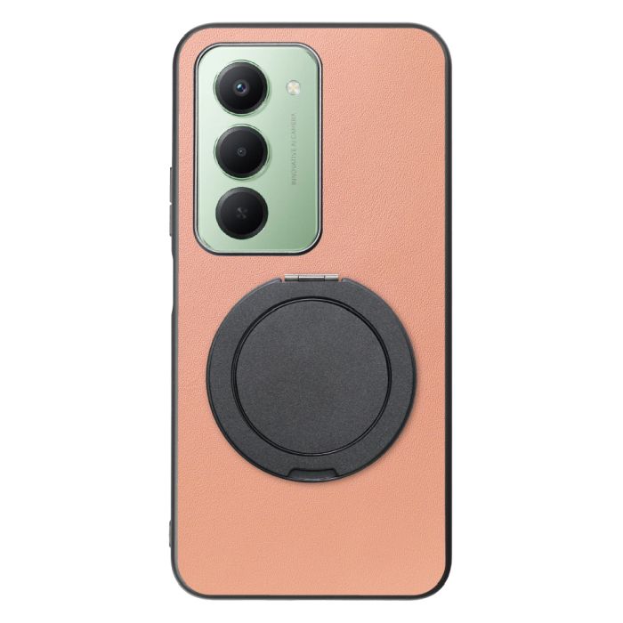 [ LOOF RING-SHELL (シンプル Ver.) ] Xiaomi REDMI 15 5G  スマホケース 背面 ケース カバー ハードケース スマホリング リング付き 本革 ストラップホール [ Xiaomi REDMI 15 5G ]