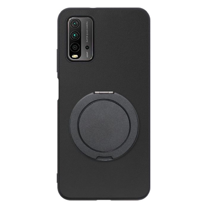 [ LOOF RING-SHELL (シンプル Ver.) ] Xiaomi Redmi 9T redmi9t スマホケース 背面 ケース カバー ハードケース スマホリング リング付き 本革 ストラップホール [ Redmi 9T ]