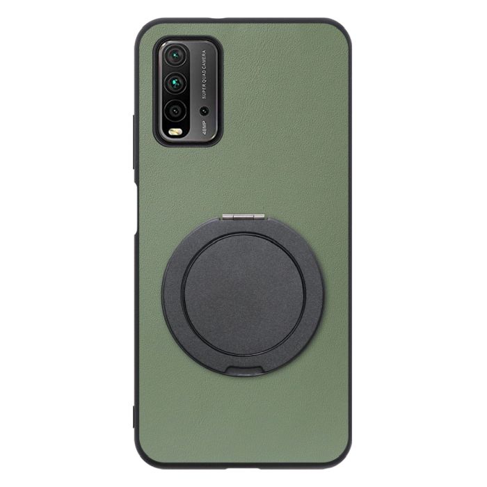 [ LOOF RING-SHELL (シンプル Ver.) ] Xiaomi Redmi 9T redmi9t スマホケース 背面 ケース カバー ハードケース スマホリング リング付き 本革 ストラップホール [ Redmi 9T ]