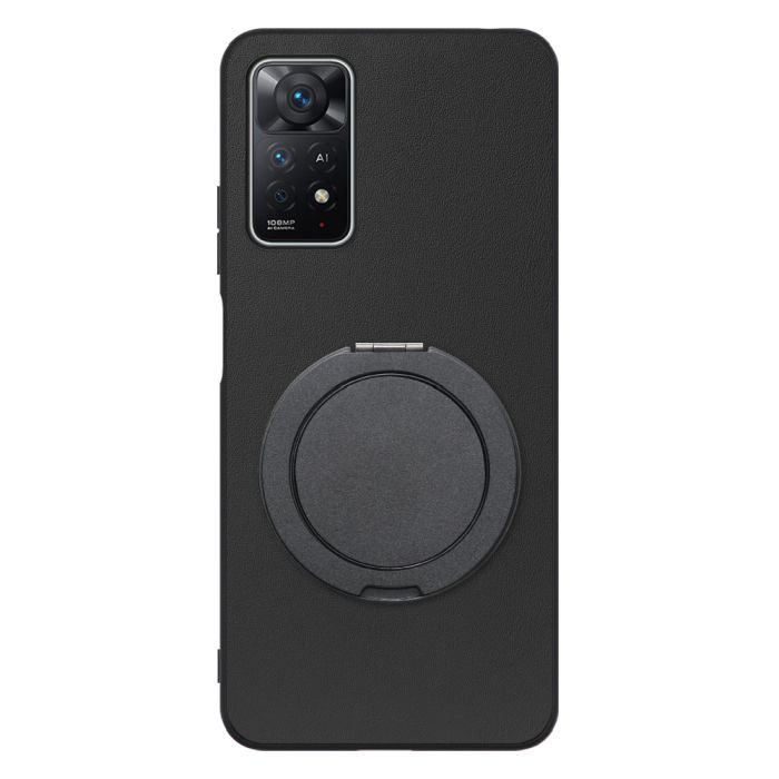 [ LOOF RING-SHELL (シンプル Ver.) ] Xiaomi Redmi Note 11 Pro 5G redminote11pro5g note11pro 11pro スマホケース 背面 ケース カバー ハードケース スマホリング リング付き 本革 ストラップホール [ Redmi Note 11 Pro 5G ]