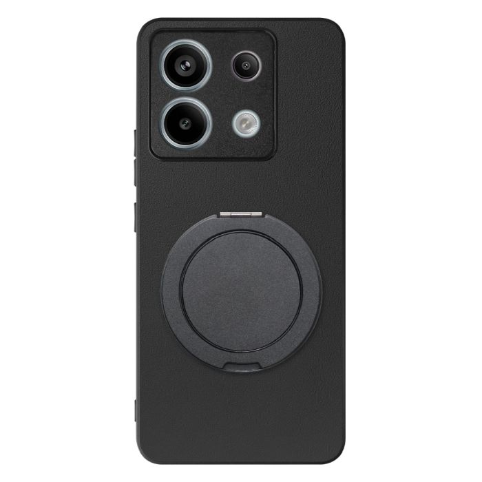 [ LOOF RING-SHELL (シンプル Ver.) ] Redmi Note 13 Pro 5G  スマホケース 背面 ケース カバー ハードケース スマホリング リング付き 本革 ストラップホール [ Redmi Note 13 Pro 5G ]