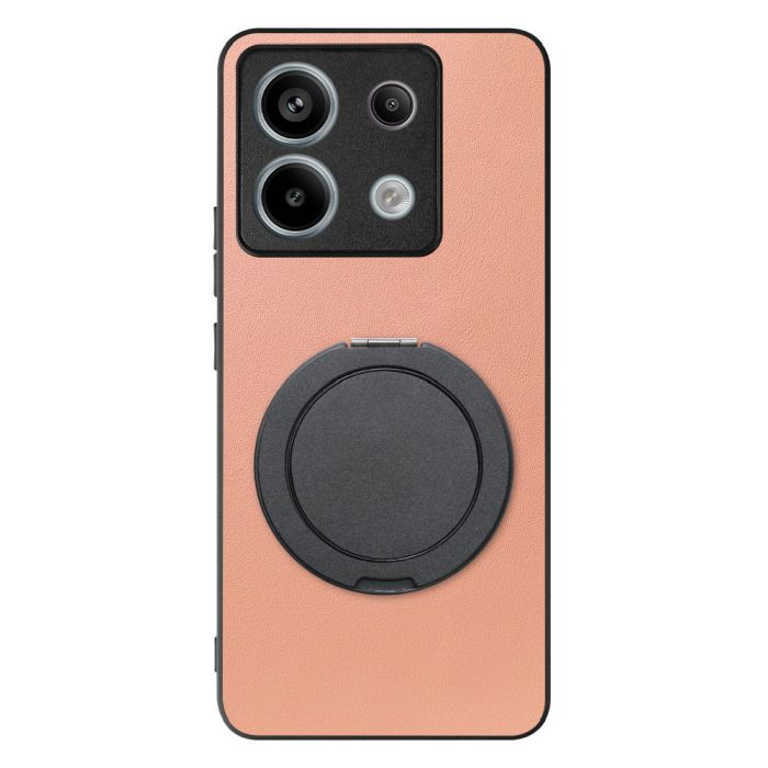 [ LOOF RING-SHELL (シンプル Ver.) ] Redmi Note 13 Pro 5G  スマホケース 背面 ケース カバー ハードケース スマホリング リング付き 本革 ストラップホール [ Redmi Note 13 Pro 5G ]