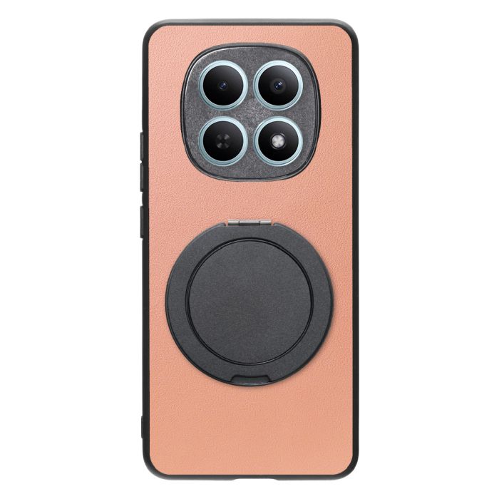 [ LOOF RING-SHELL (シンプル Ver.) ] REDMI Note 15 5G Xiaomi 25098RA98G スマホケース 背面 ケース カバー ハードケース スマホリング リング付き 本革 ストラップホール [ REDMI Note 15 5G ]