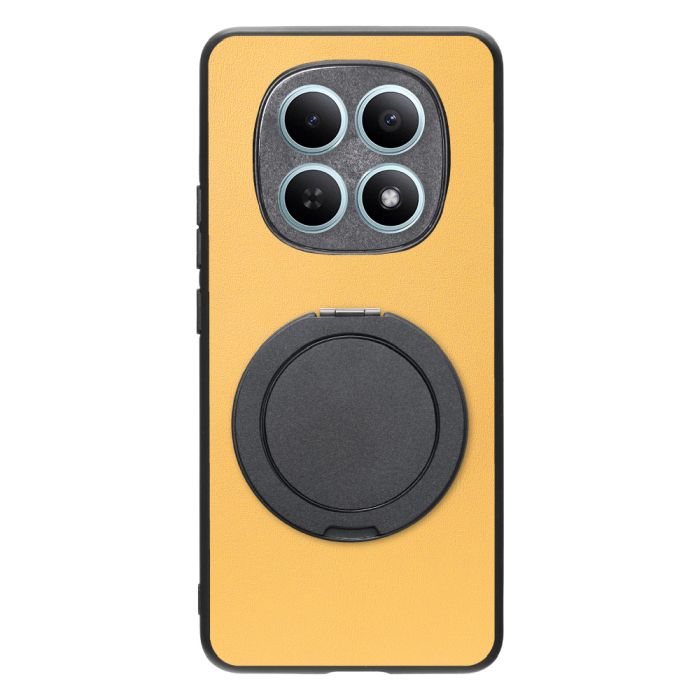 [ LOOF RING-SHELL (シンプル Ver.) ] POCO M8 5G Xiaomi 25118PC98G スマホケース 背面 ケース カバー ハードケース スマホリング リング付き 本革 ストラップホール [ POCO M8 5G ]