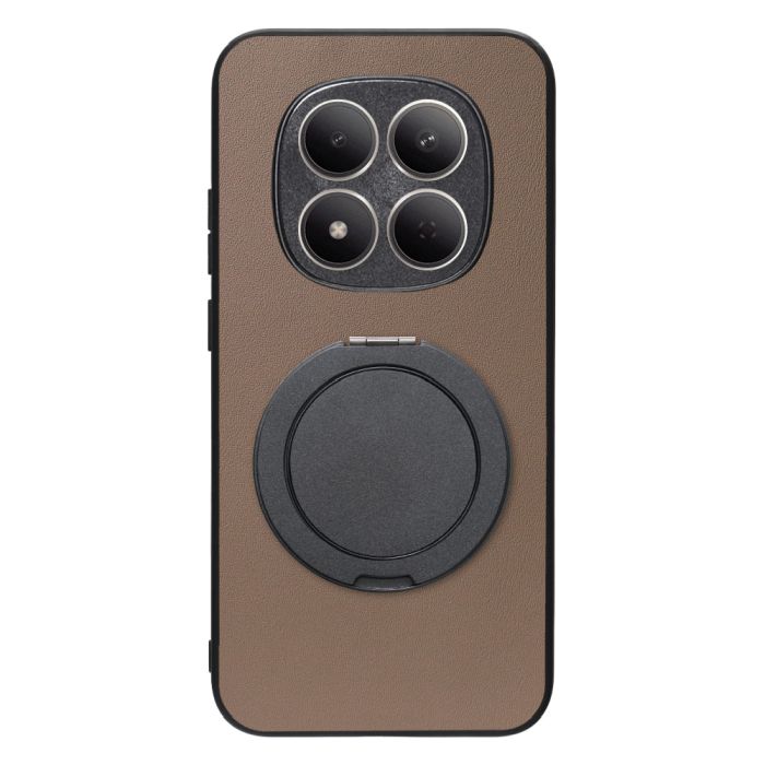 [ LOOF RING-SHELL (シンプル Ver.) ] REDMI Note 15 Pro 5G Xiaomi スマホケース 背面 ケース カバー ハードケース スマホリング リング付き 本革 ストラップホール [ REDMI Note 15 Pro 5G ]